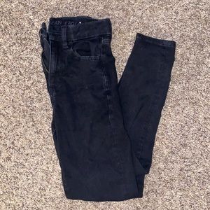 Black American Eagle 00 Jeggings